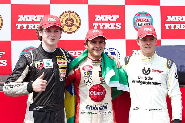 MRF Challenge: Mick Schumacher auf dem Podium