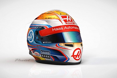 Grosjean volta às origens e homenageia Bianchi em capacete