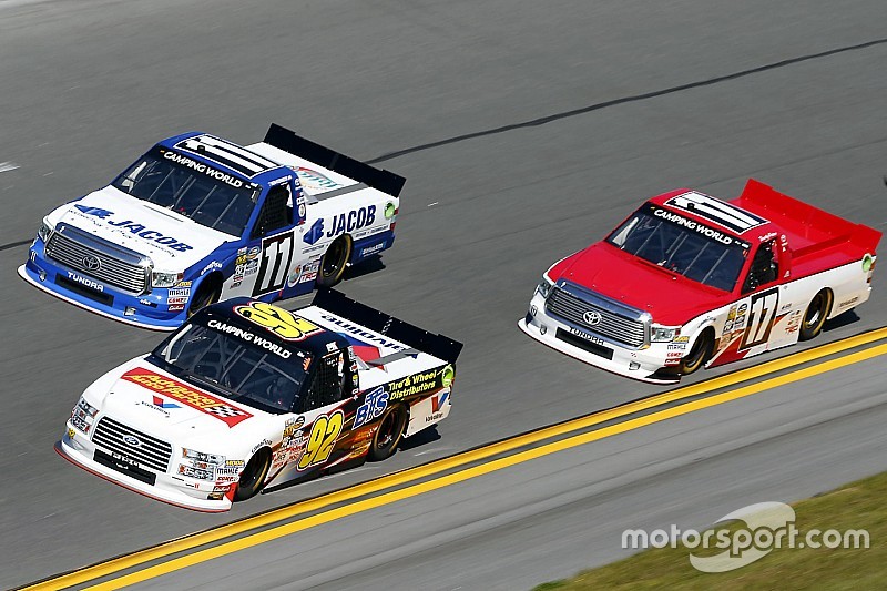 Parker Kligerman, Ford, Ben Kennedy, Red Horse Racing Toyota, Timothy Peters, Red Horse Racing Toyot