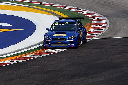 Luca Rangoni conclude i test con la Subaru STI TCR