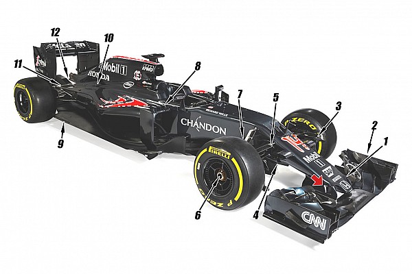 An&aacute;lisis t&eacute;cnico: Los 12 cambios clave en el McLaren MP4-31