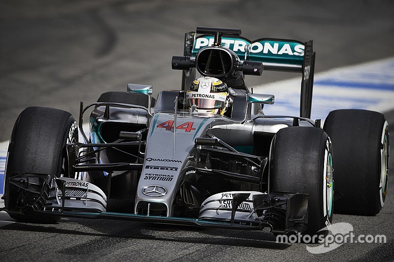 Hamilton test woensdag met nieuwe neus