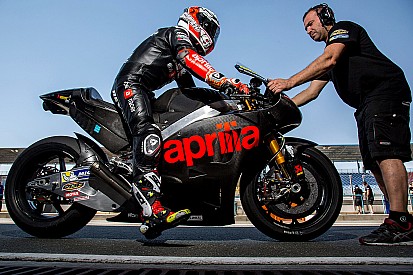La nouvelle Aprilia fait bonne impression à ses pilotes