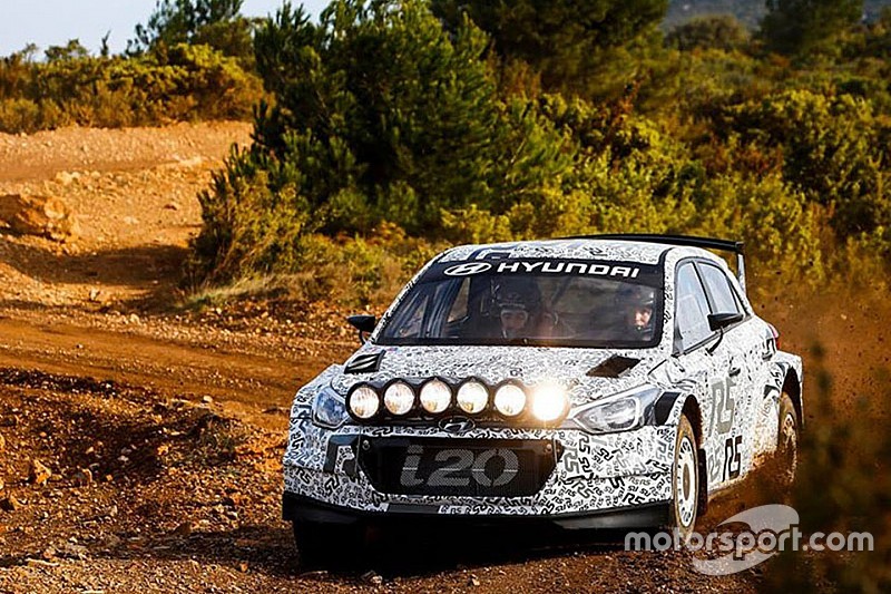 Conclusa la tre giorni di test in Francia per la Hyundai i20 R5