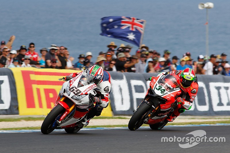 Nicky Hayden, Honda WSBK Team et Davide Giugliano, Aruba.it Racing - Ducati Team