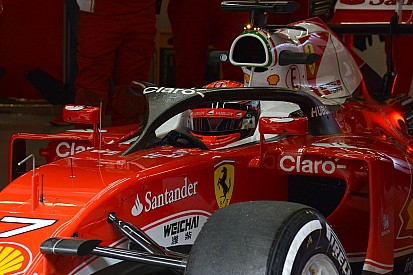 Raikkonen ha portato al debutto l'Halo sulla Ferrari