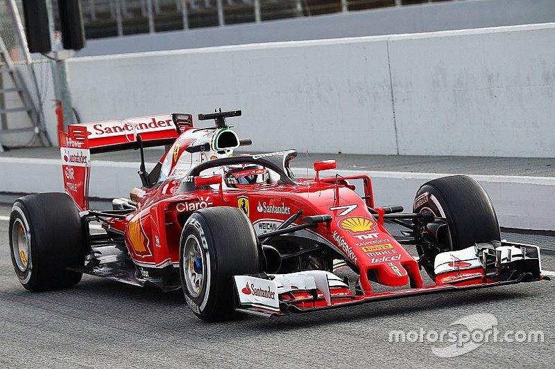 Raikkonen prueba el sistema Halo para el habitáculo