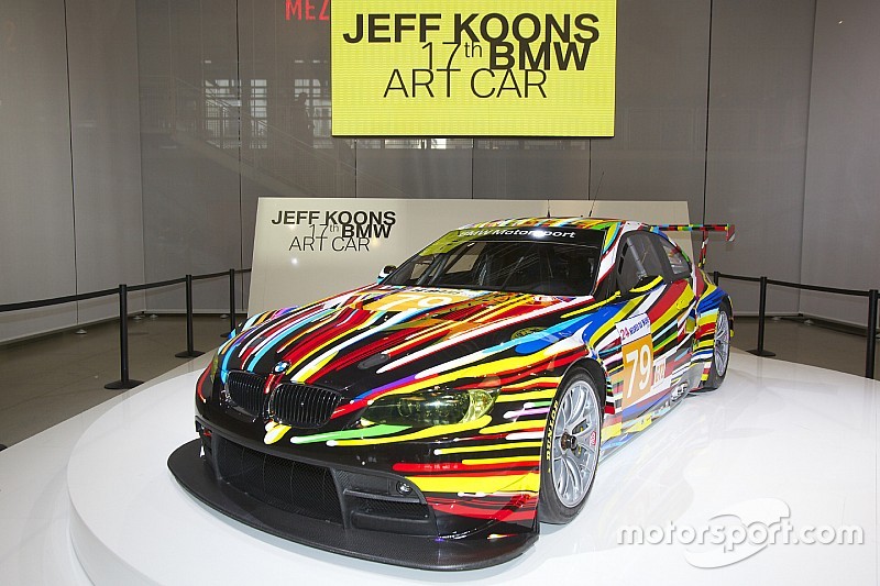 BMW Art Car presentation, Pompidou Center, Paris: the 17th BMW art car