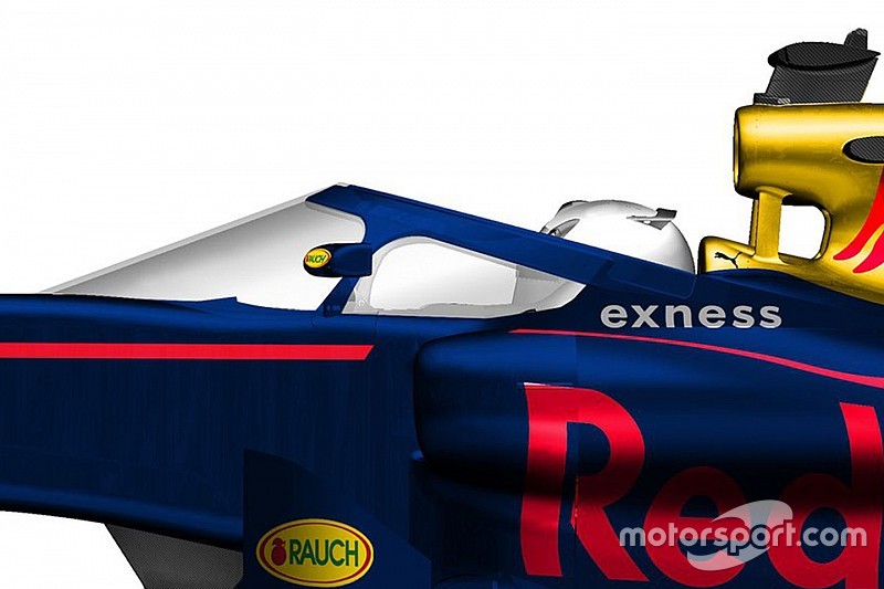 Designstudie von Red Bull für ein halbgeschlossenes Formel-1-Cockpit