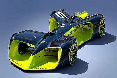 RoboRace präsentiert fahrerloses Auto für neue Rennserie