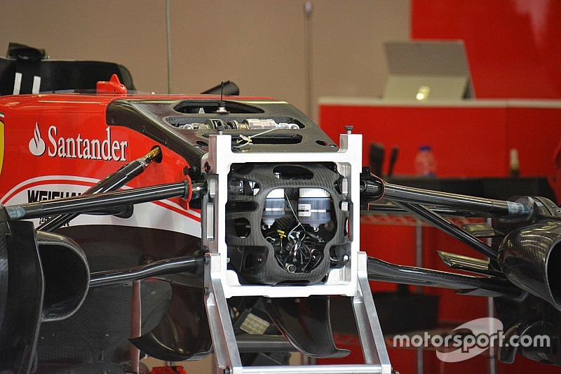 Technique - Suspensions peaufinées sur la Ferrari SF16-H