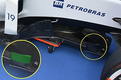 Технический брифинг: сплиттер и задняя часть Williams FW38