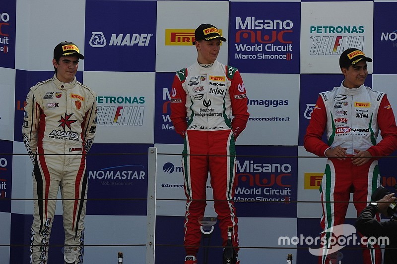 Mick Schumacher logra el doblete en Misano