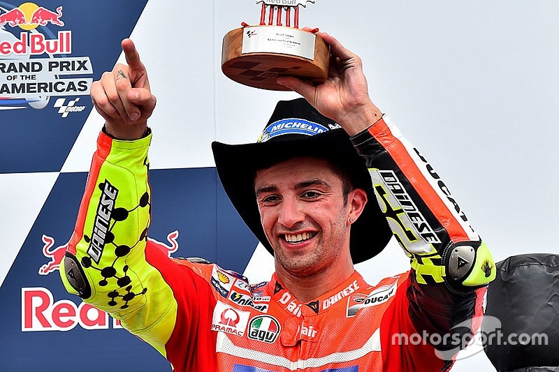 Podium : le troisième Andrea Iannone, Ducati Team