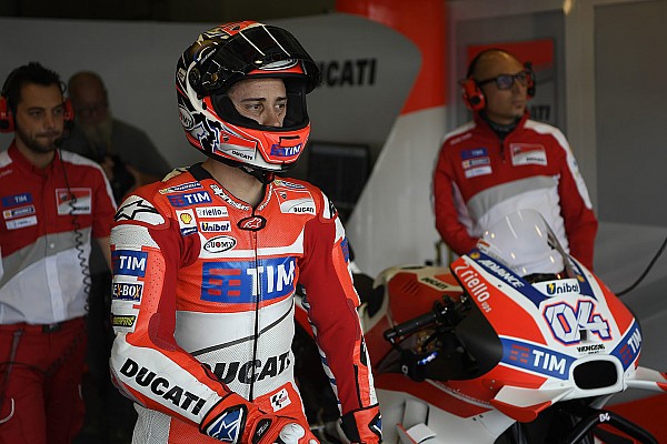 Dovizioso fermato dalla rottura della pompa dell'acqua