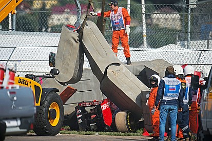 Sainz revient sur les lieux de son terrible accident