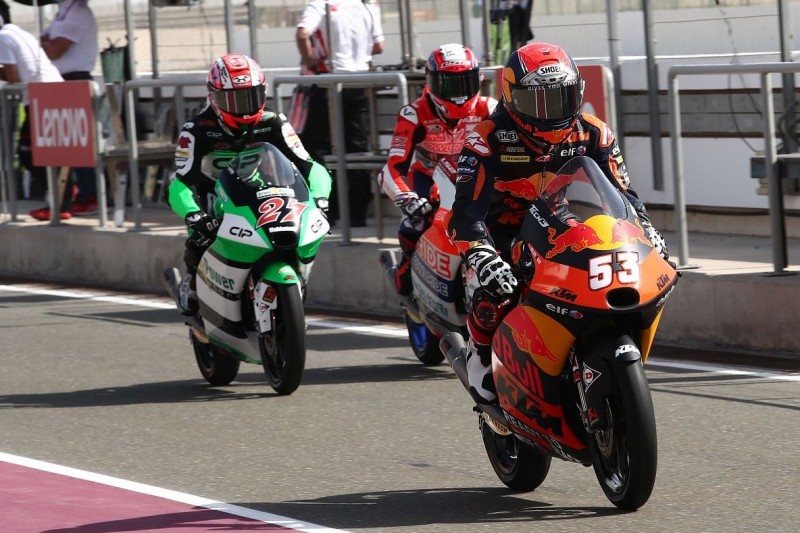 Moto3 in Portimao FT1: Deniz Öncü auf leicht feuchter Strecke Schnellster