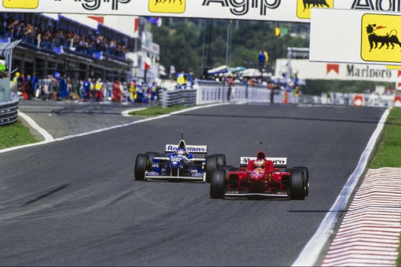 Estoril 1996: Schumacher war nach Villeneuves Geniestreich stinksauer