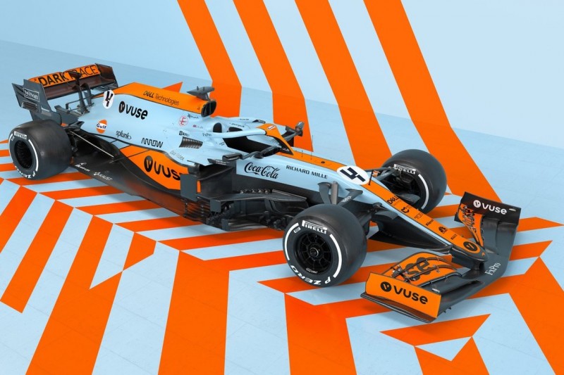 Retro-Lackierung für Monaco: McLaren fährt in klassischen Gulf-Farben