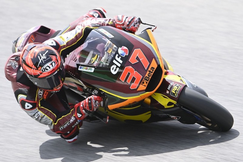 Moto2 in Barcelona FT1: Marc-VDS-Duo vorn - Schrötter auf Platz zwölf
