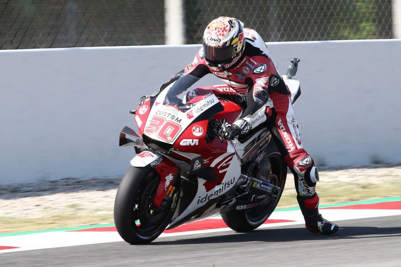MotoGP Warm-up in Barcelona: Nakagami meldet sich mit der Bestzeit