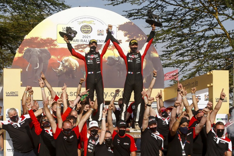 Toyota feiert Ogier nach Sieg in Kenia: "Das ist wirklich ein besonderer Tag"