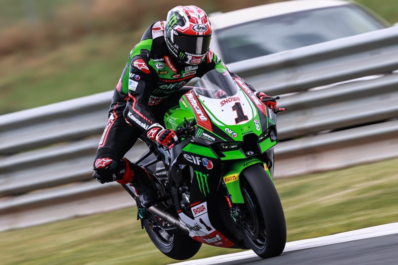 WSBK Donington FT1: Kawasaki, Yamaha und BMW in den Top 3, Folger auf P15