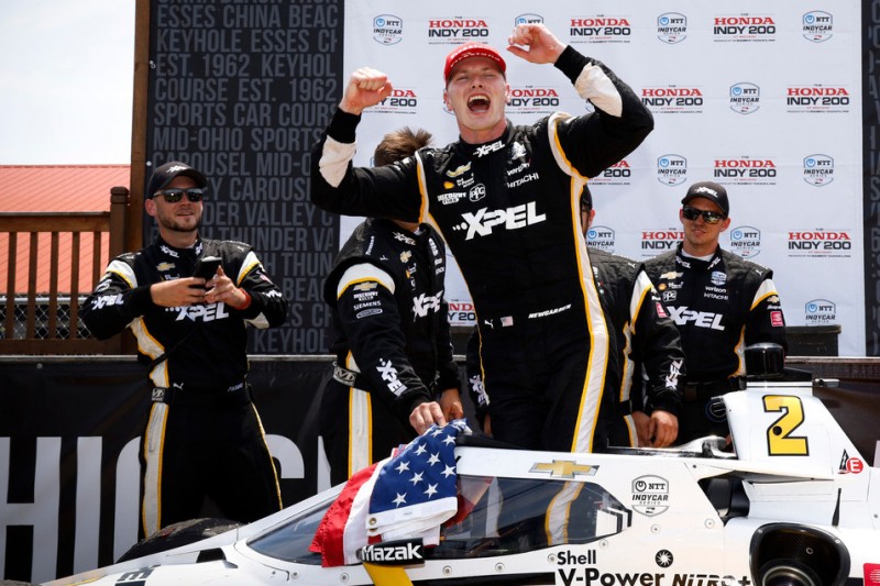 Josef Newgarden über Zitter-Sieg in Mid-Ohio: "Nur noch Pace-Verlust berechnet"