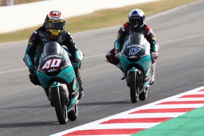 Moto3 FT2 Spielberg 1: Doppelspitze von Petronas-Sprinta, Max Kofler Letzter