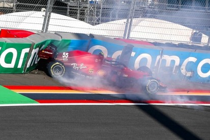 Ferrari-Fahrer Sainz: Trainingscrash war "verdient"