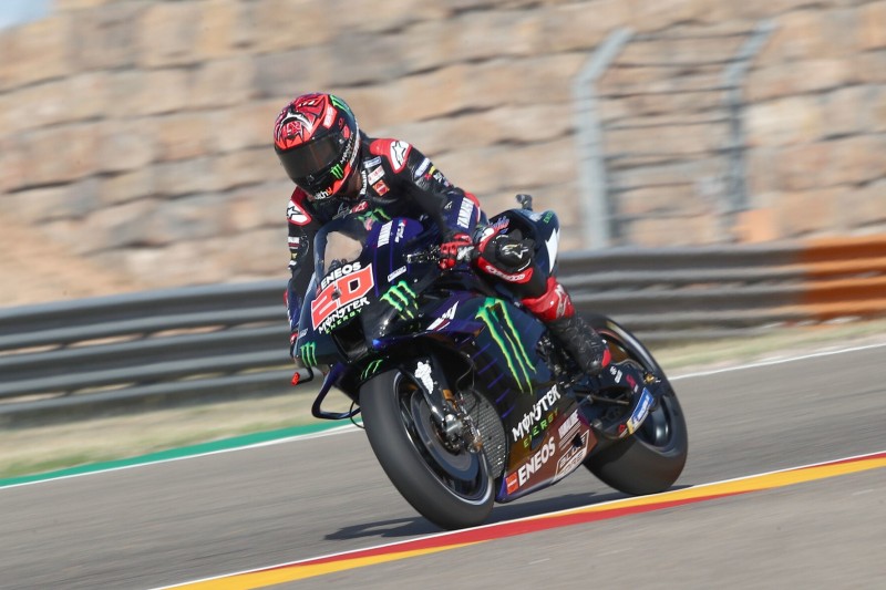 MotoGP Aragon FT3: Quartararo führt enges Feld an - Marquez stürzt erneut