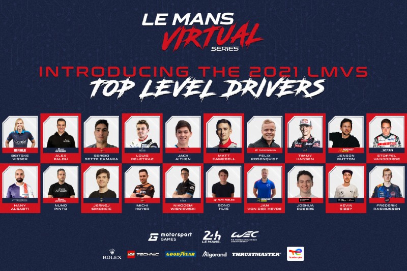 Motorsport Games und ACO enthüllen Fahrerliste für virtuelle Le-Mans-Serie