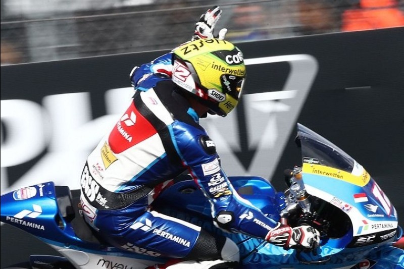 Moto2 Misano FT2: Wieder nasse Session, Tom Lüthi bleibt am Freitag vorne