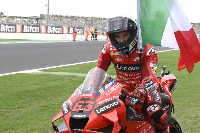 Bagnaia bekennt: Misano-Sieg war "schwieriger" als Aragon-Sieg