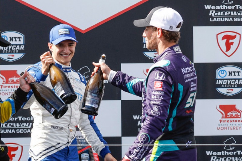 Erste Chance in der IndyCar-Serie: Palou und Grosjean danken Dale Coyne