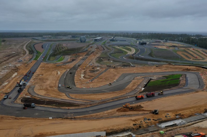 St. Petersburg: Asphaltierung des neuen Formel-1-Layouts hat begonnen