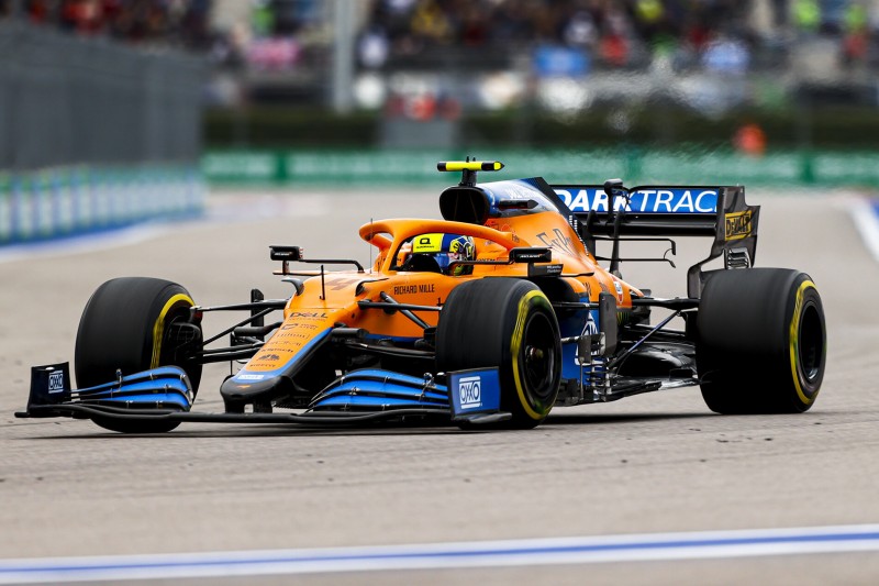 Missglückte Boxeneinfahrt: Lando Norris darf Platz sieben behalten