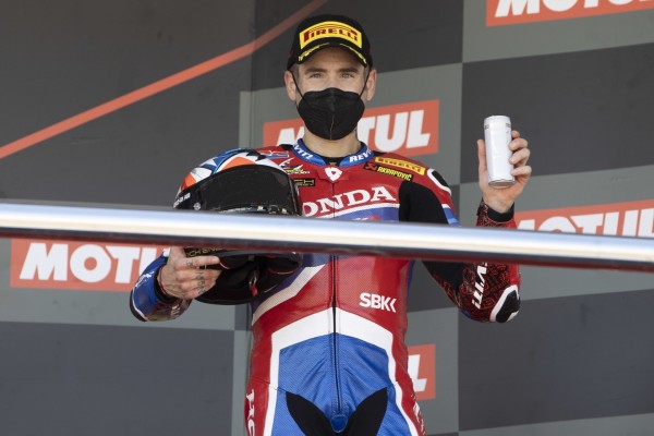 Alvaro Bautista in Jerez auf dem Podest: Honda hat eine Basis gefunden