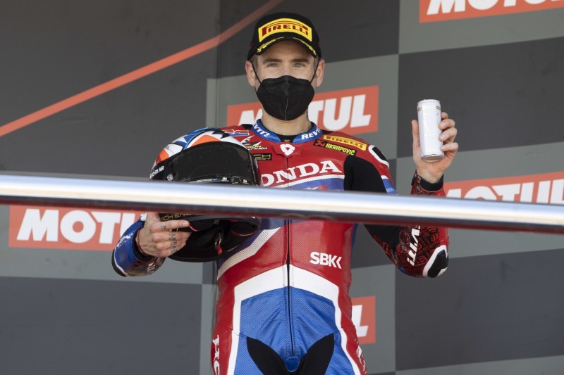 Alvaro Bautista in Jerez auf dem Podest: Honda hat eine Basis gefunden