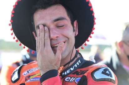 Konnte seine Tränen nicht unterdrücken: Danilo Petrucci sagt leise "Ciao!"