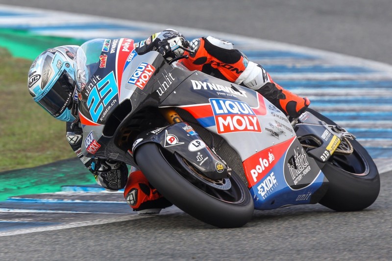 Moto2-Test in Jerez: Marcel Schrötter spult drei Renndistanzen für Dunlop ab