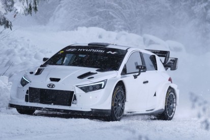 Vom Test in Frankreich: Hyundai zeigt erste Fotos des 2022er-WRC-Autos