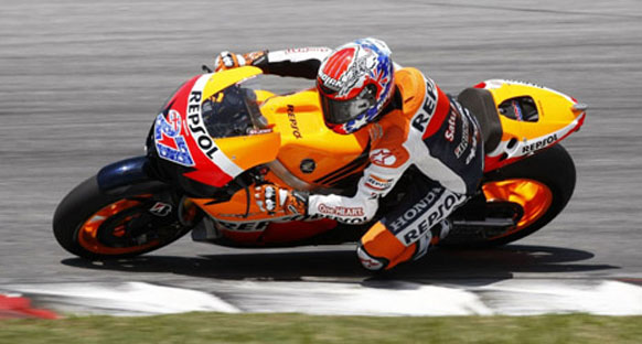 MotoGp Sepang testleri 3.gün - Stoner 3'de 3 yaptı