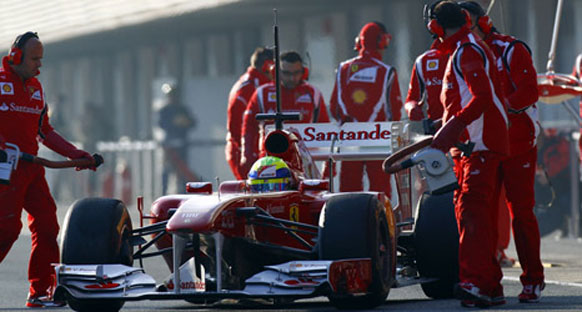 Jerez testleri 1. gün - Massa lider