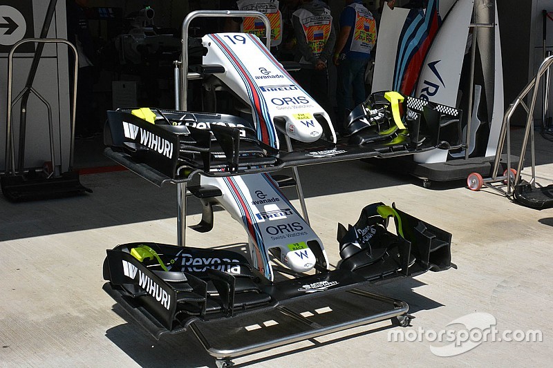 Formel-1-Technik: Williams testet modifizierten Frontflügel