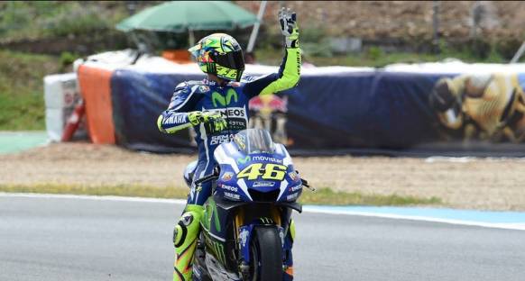 Jerez'de pole pozisyonu Valentino Rossi'nin