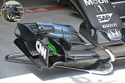 Formel-1-Technik: McLaren modifiziert Frontflügel für bessere Aerodynamik