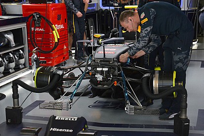 Tech update: Aerodynamische kartelranden op voorvleugel RB12