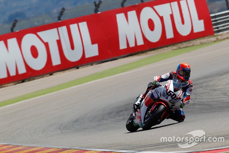 Team Van der Mark zoekend naar juiste afstelling op Imola