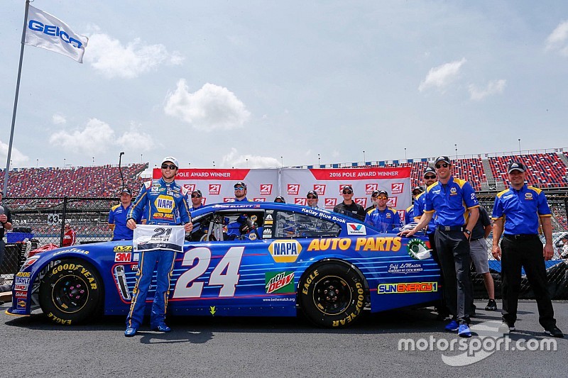 Le poleman Chase Elliott, Hendrick Motorsports Chevrolet